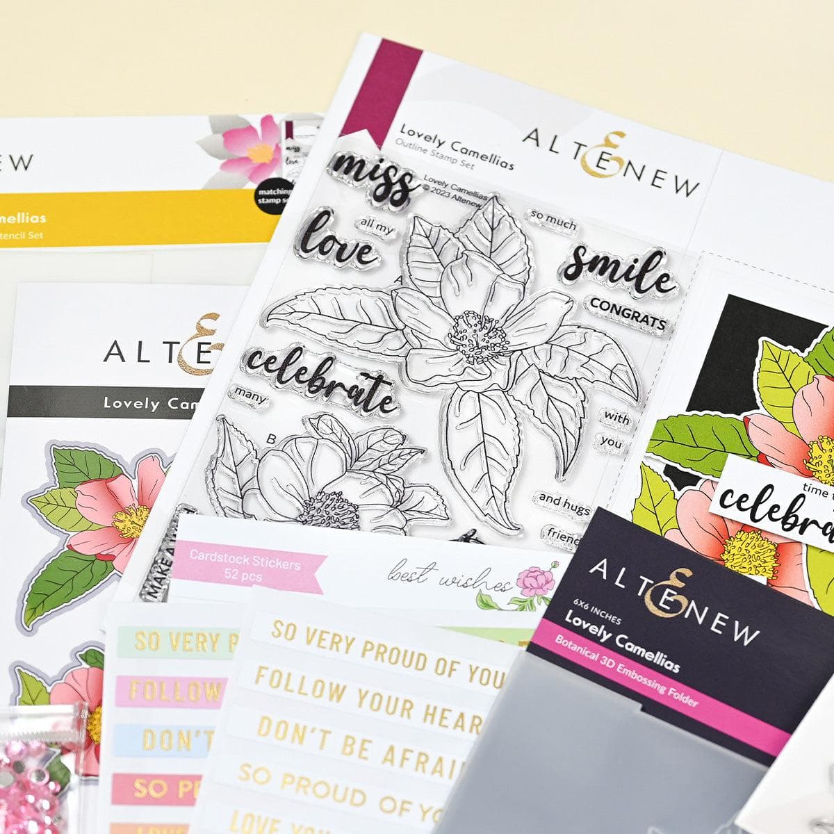 Altenew Workshop Altenew x Pinkfresh Studio : Posy Party Mix Class