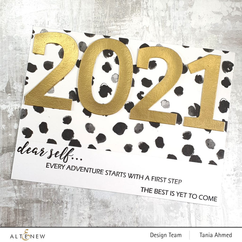 Happy New Year - An Art Journal Page!