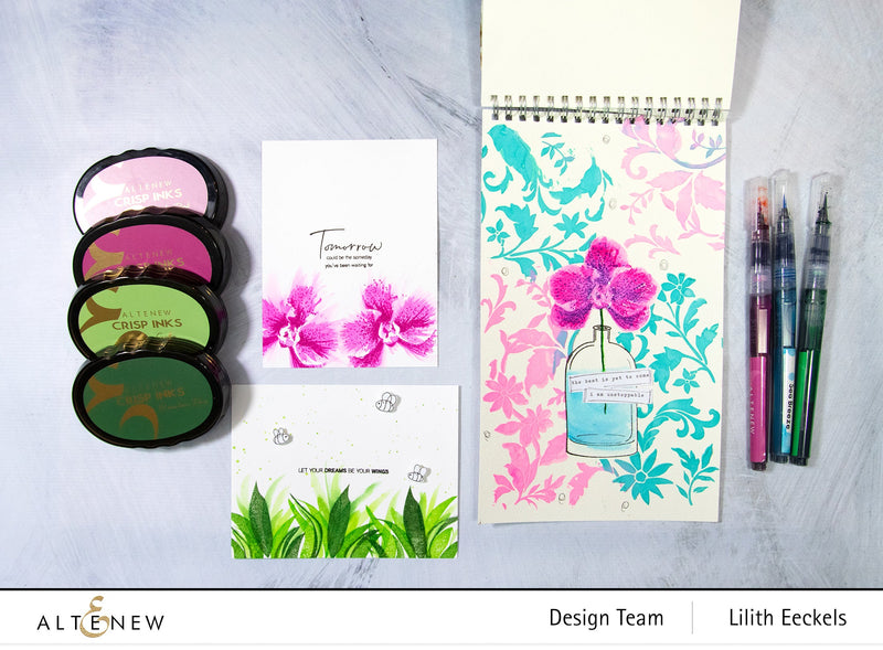 Stamp Focus: Watercoloring With Spotted Orchid Stamp Set