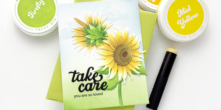 ink blending layering technique