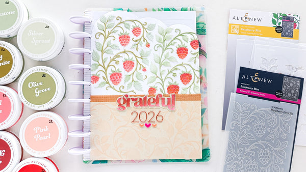 @altenew_a fall inspired project with Raspberry Bliss by Nathalie DeSousa