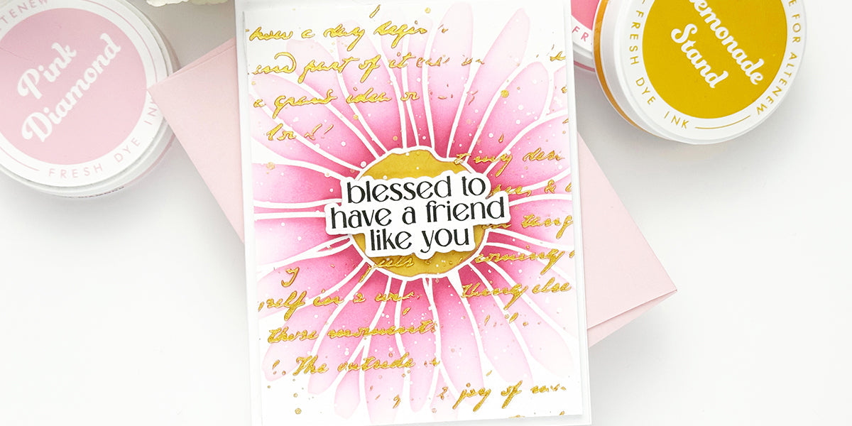 petal pop floral card