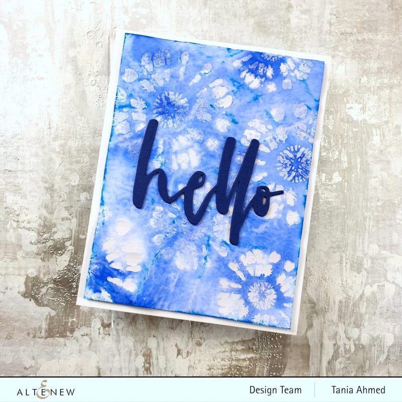 3 Ways with Tie Dye Motifs Stamp!