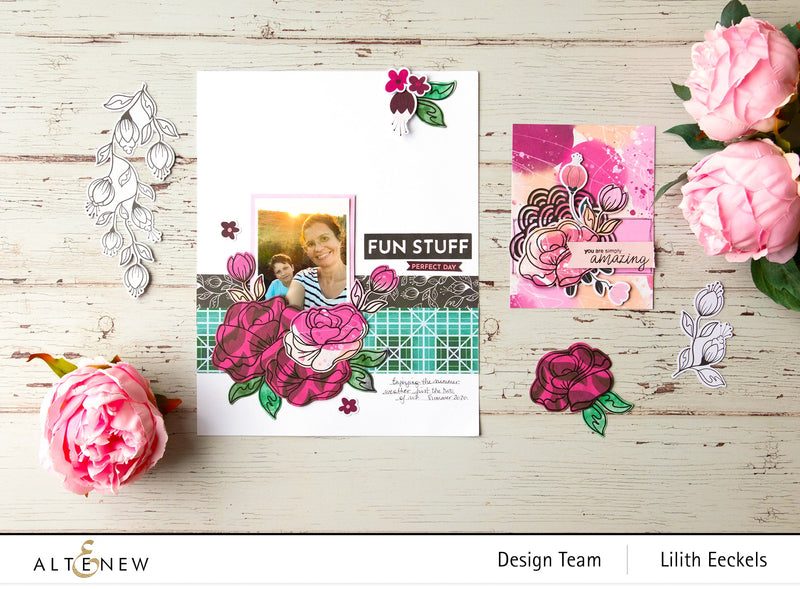 2 Fun and Easy projects with Wildflower Paper Collection