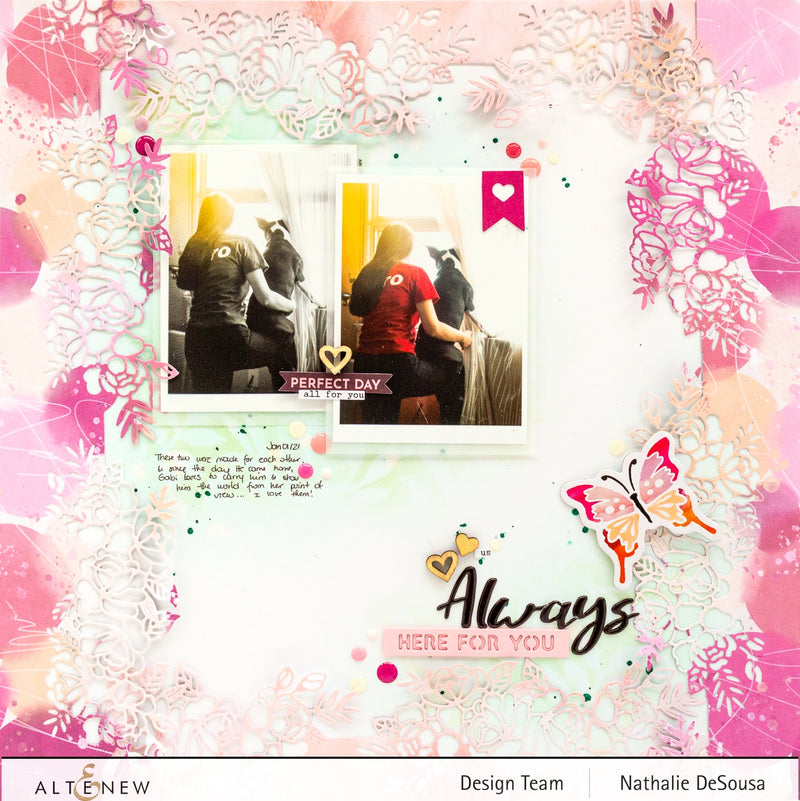 Creating Memory Keeping Layouts with Wildflower Collection ( + video tutorial)