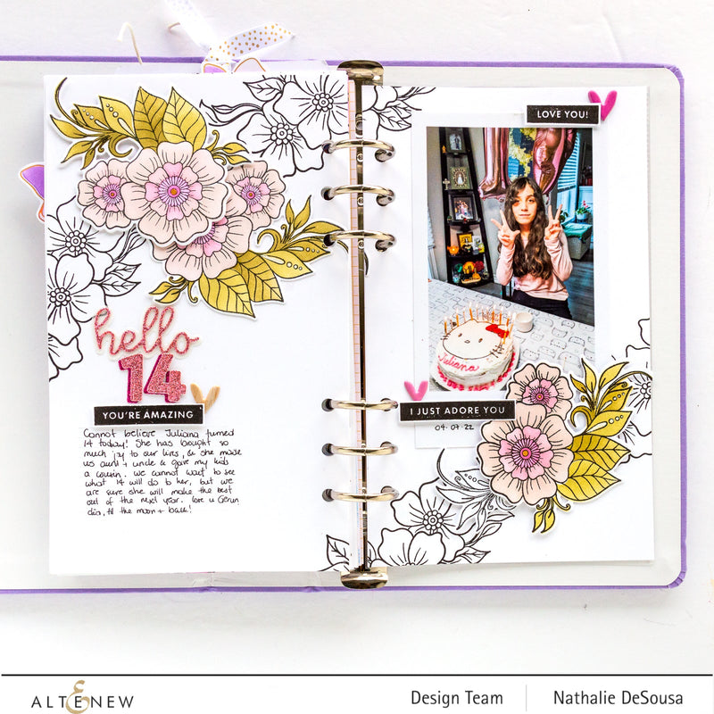 Adding Pops of Color to Memory Keeping Layouts (with Video Tutorial)