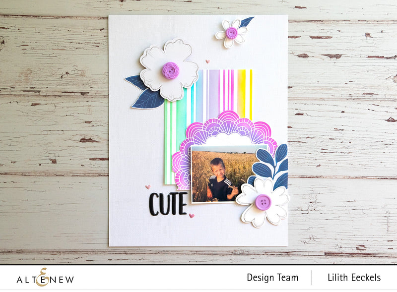 Create Custom Made Patterned Papers Using Stencils