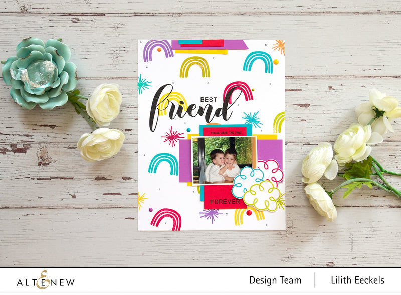 Funcky Background with Cool Decades Stamp Set