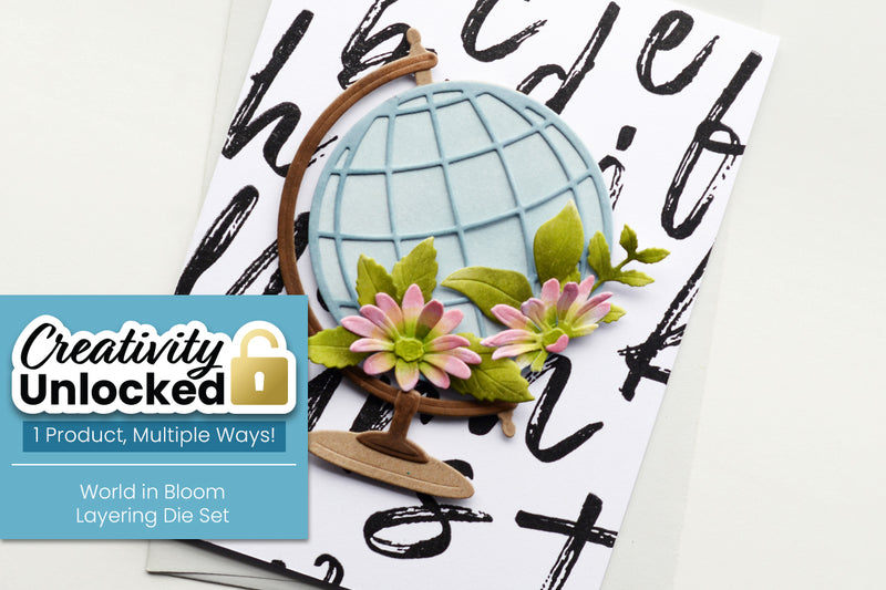 Beautiful Card For a Teacher | Creativity Unlocked feat. World in Bloom Layering Die Set