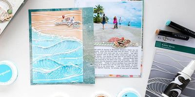 Bring Texture To Your Projects using Brilliant Waves Background Stencil