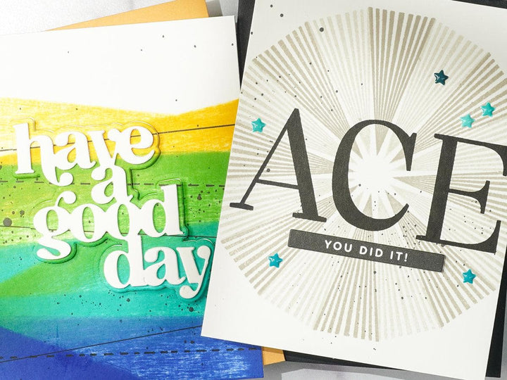 masculine card examples from Altenew