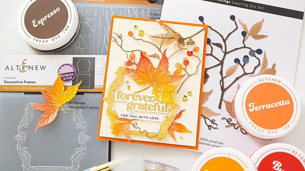 Autumn Craft Ideas with Fall Pickings Die Set