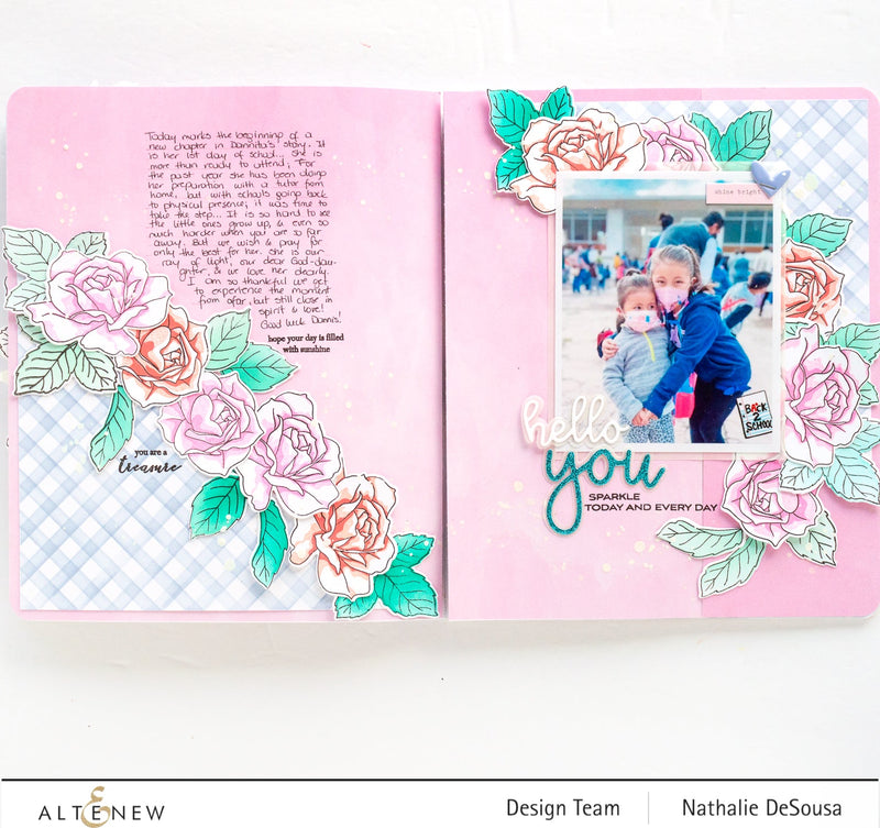 Creating Color Focused Memory Keeping Pages (+video tutorial)
