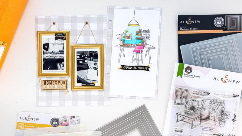 Getting Creative with Illuminated Scenes  (+Video Tutorial) | Inspired By A Card with Nathalie