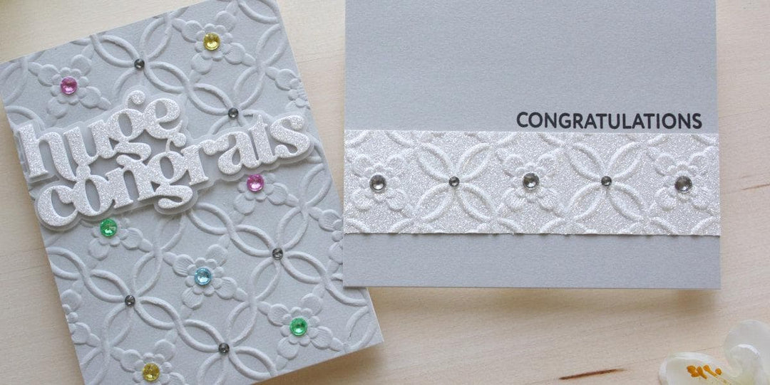 Botanical rails 3D Embossing Folder