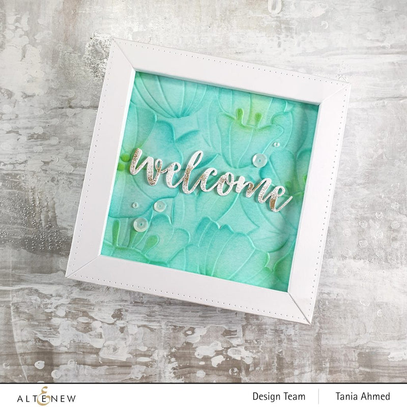 Home Decor: Framed Welcome