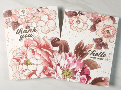 4 Quick Floral Cards with the Stampwheel 2.0 | Perfect Pairings with Jaycee