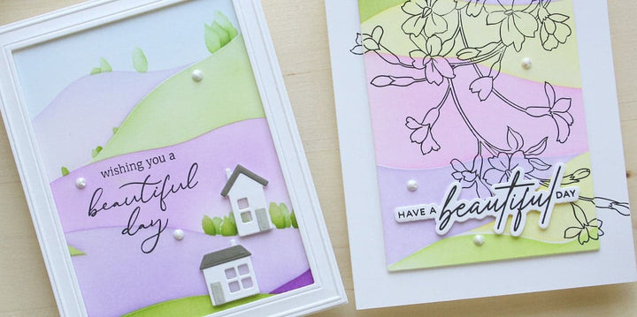 Rolling Hills stencil set
