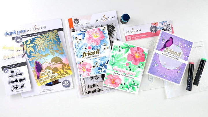 The photo shows all the cards that are shown in the blog post. 