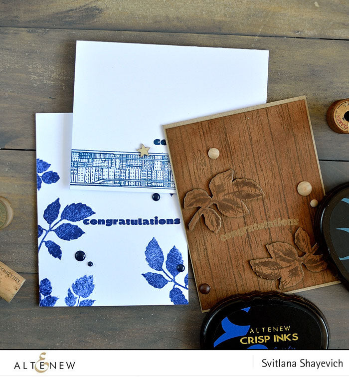 Three masculine cards