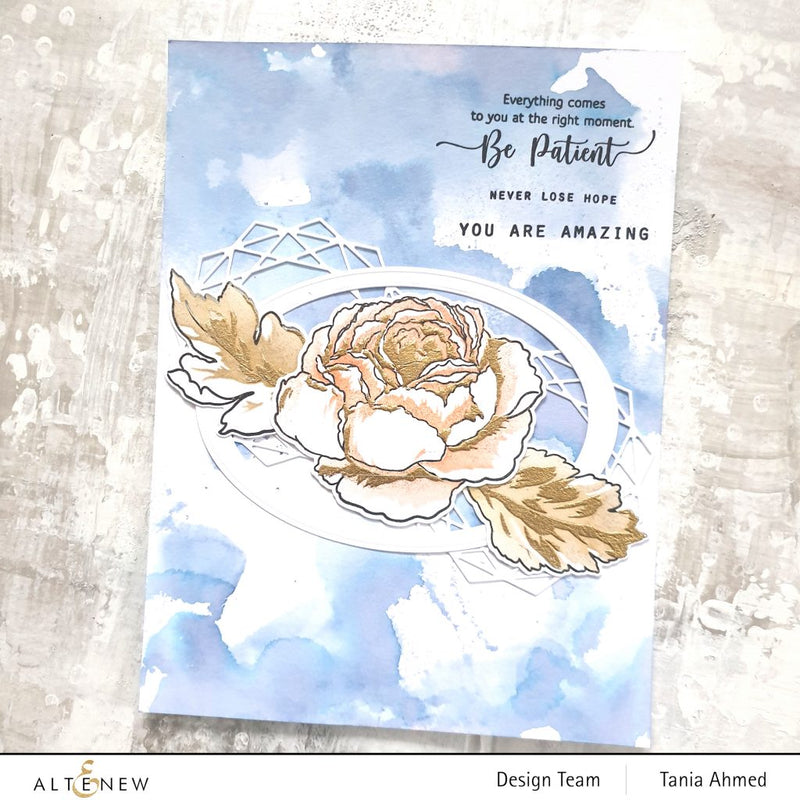 One Stamp Three Ways - Tranquility Rose