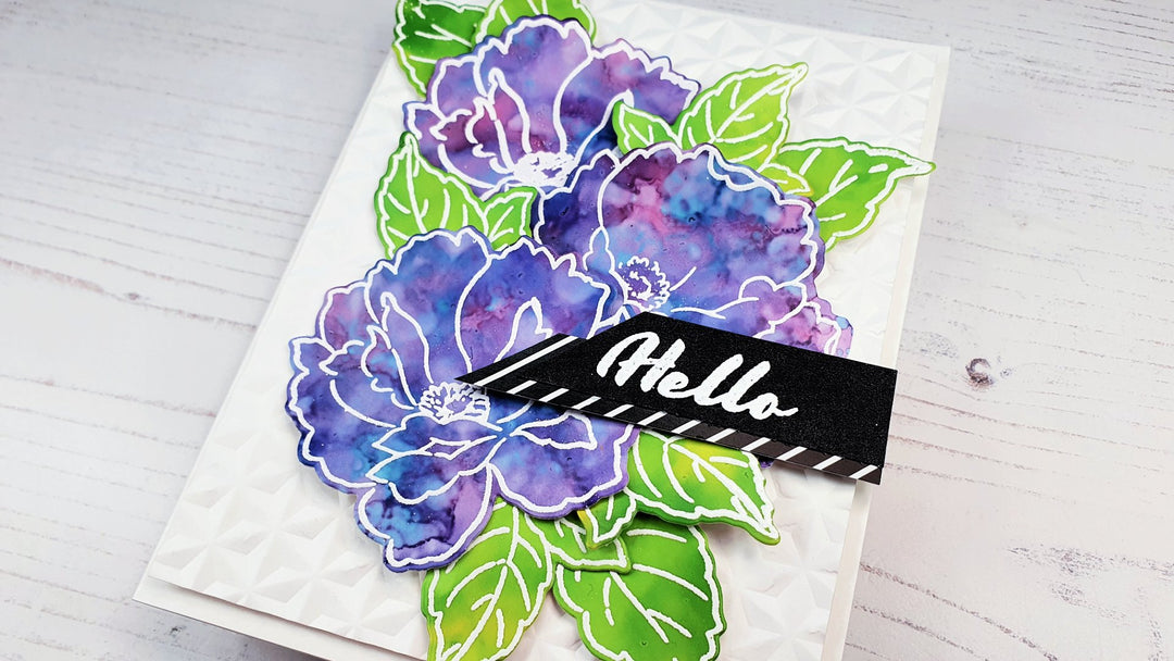 Coloring' With Alcohol Ink Backgrounds