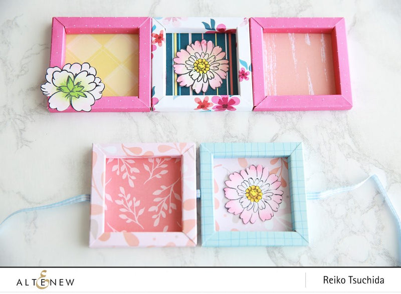 3 Home Decor Projects: Origami Photo Frames feat. Sisters of the Heart Stamp Set