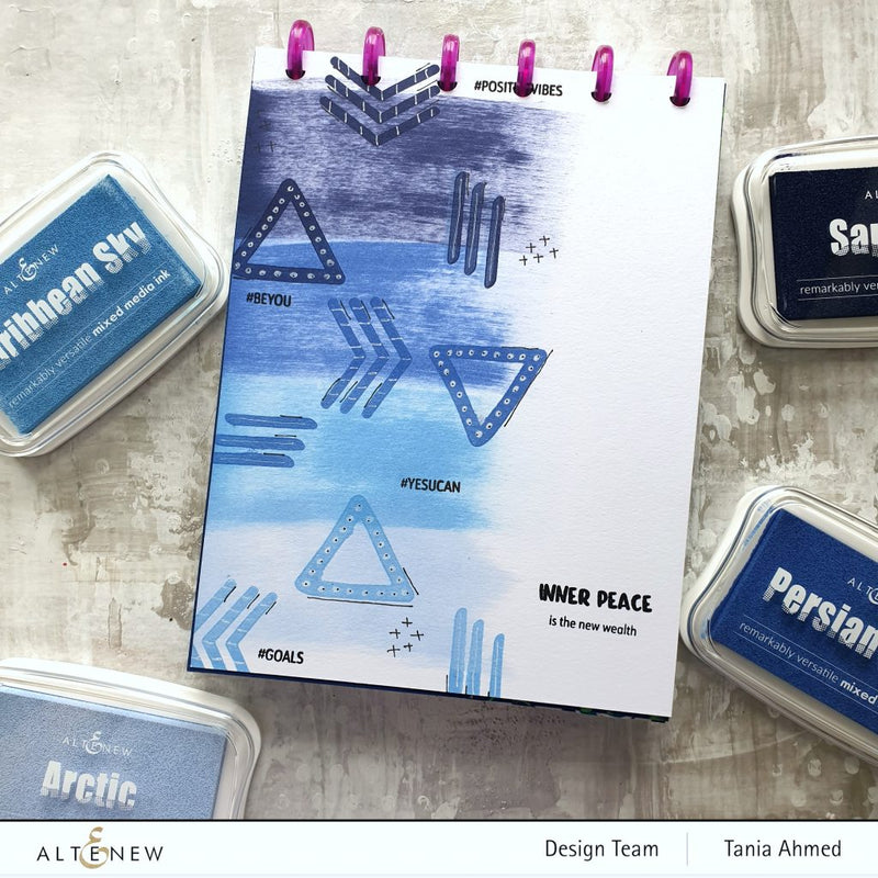 Easy Mixed Media Art Journal Page