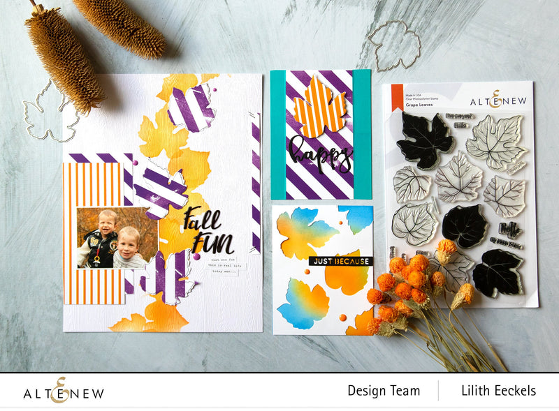 Leafy inspiration: Using leftover bits and bobs