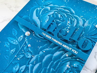 Use Texture to Make Monochromatic Die-Cuts Shine!