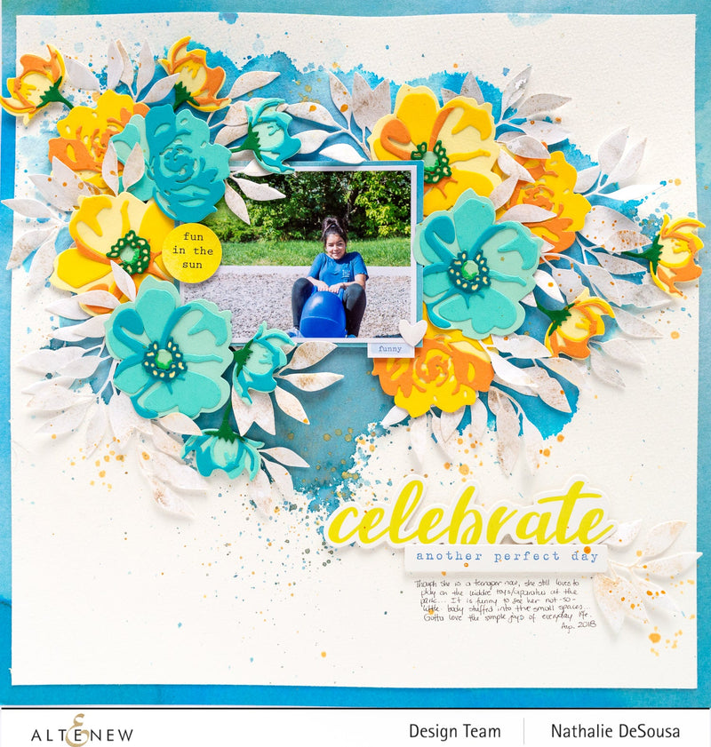 Combining Mixed Media and Texture in a Layout