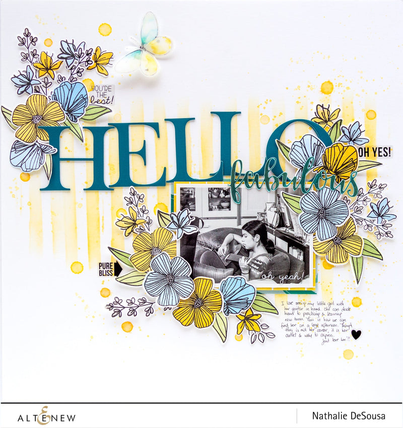 Combining Mixed Media with the Charming Doodles Stamp Set