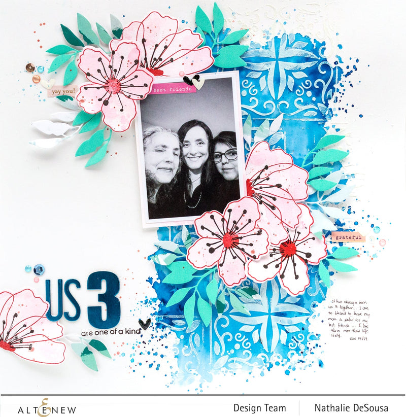 How to Create a Mixed Media Scrapbook Layout feat. Incredible Stamp Set