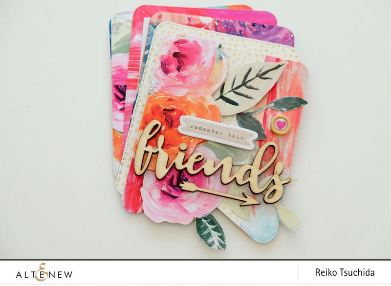 Friends Mini Album feat. Alluring Blooms 6x6 Paper Pack