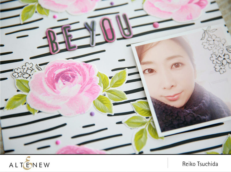 Build-A-Flower: Rose "Be You" Layout
