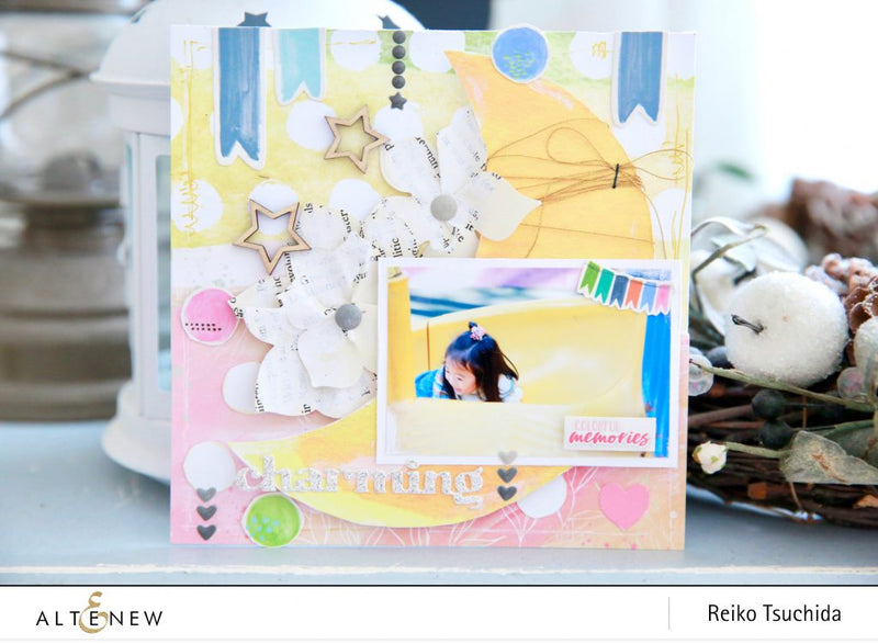 How to Create Mini Scrapbook Layouts (Feat. Altenew Celebrate 6x6 Patterned Paper)