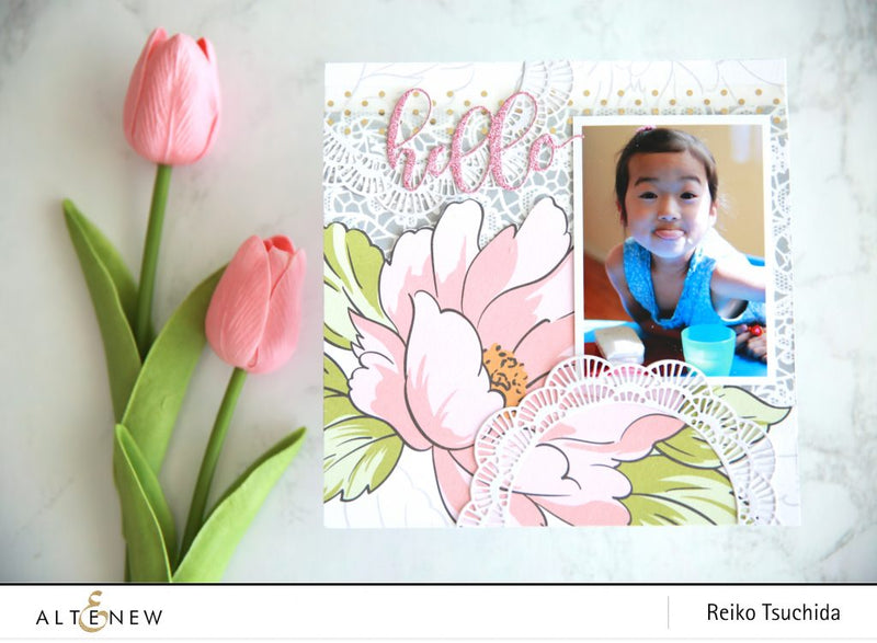 How to Create Sparkly Titles and Sentiments for Scrapbook Layouts