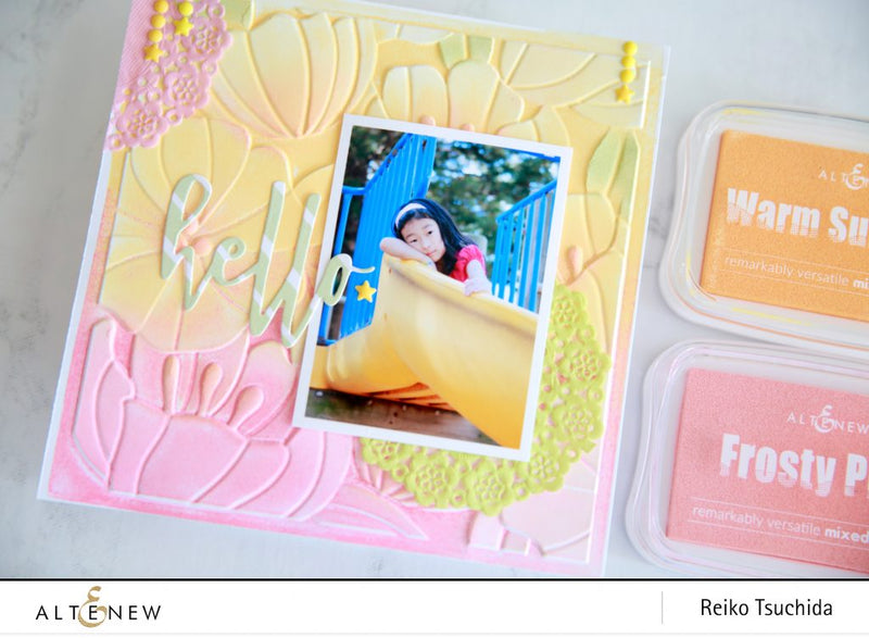Add Gradient Backgrounds feat. 3D Embossing Holder