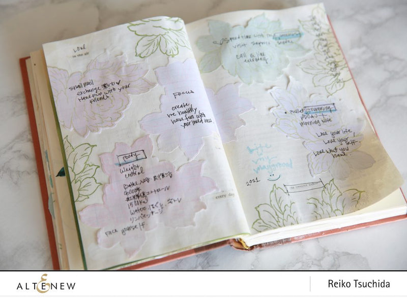 Art Journal: Prioritize Your Life feat. Kind Reminders Floral Stamp Set