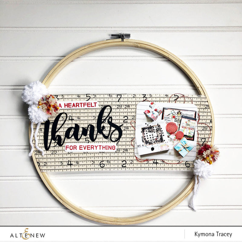 How to Create an Embroidery Hoop Scrapbook Layout