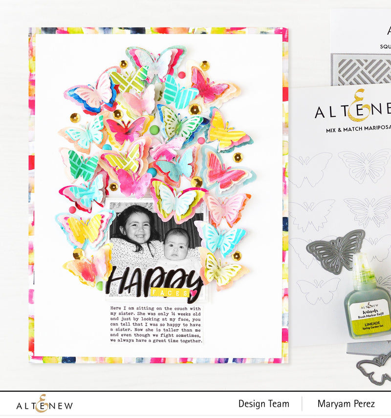 Spring Layout feat. Mix &amp; Match Mariposa Die Set + Video!