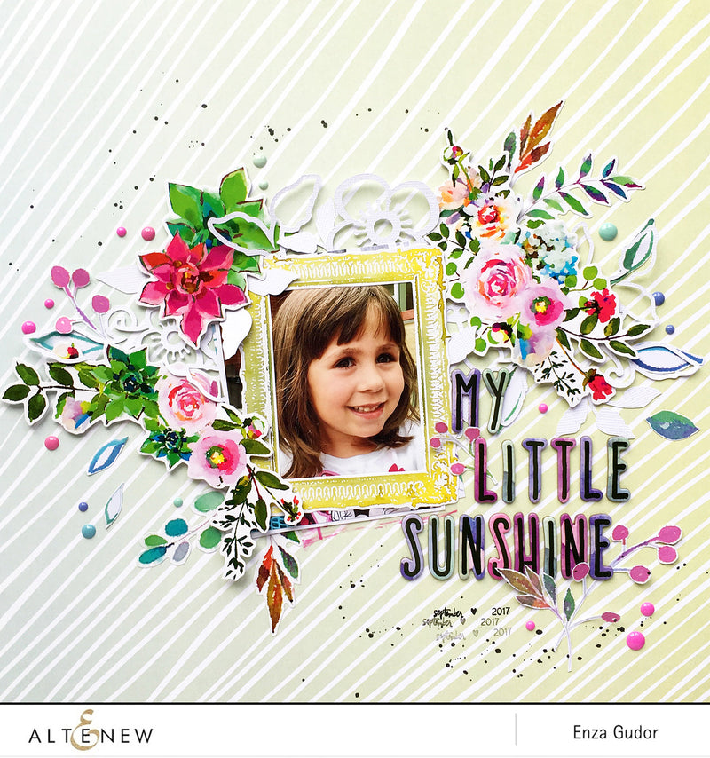 All About Flowers Layout