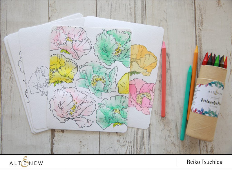 How to Make Your Own Coloring Sheets Using Outline Stamp Sets