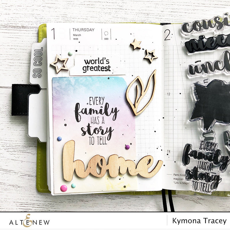 Scrapbooking in Your Planner Using Patterned Paper