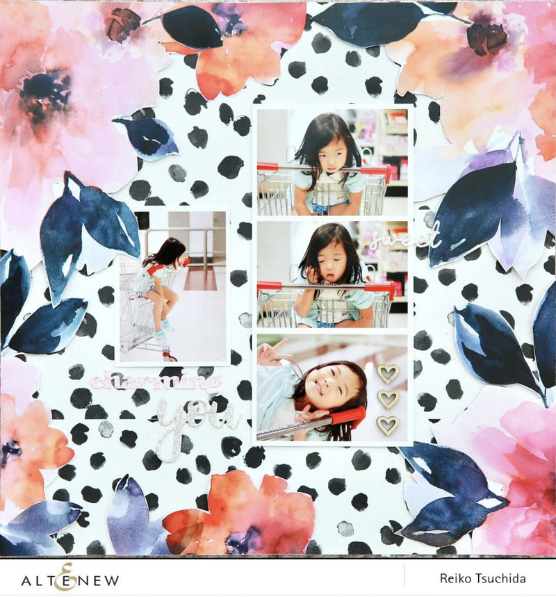 Using Wide Washi Tapes to Create 12x12 Scrapbook Layouts