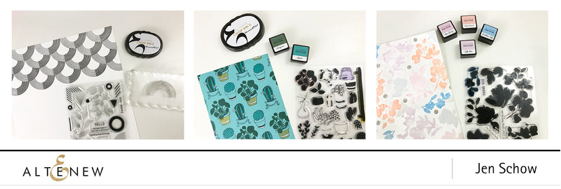 Creating Backgrounds with Stamped Images