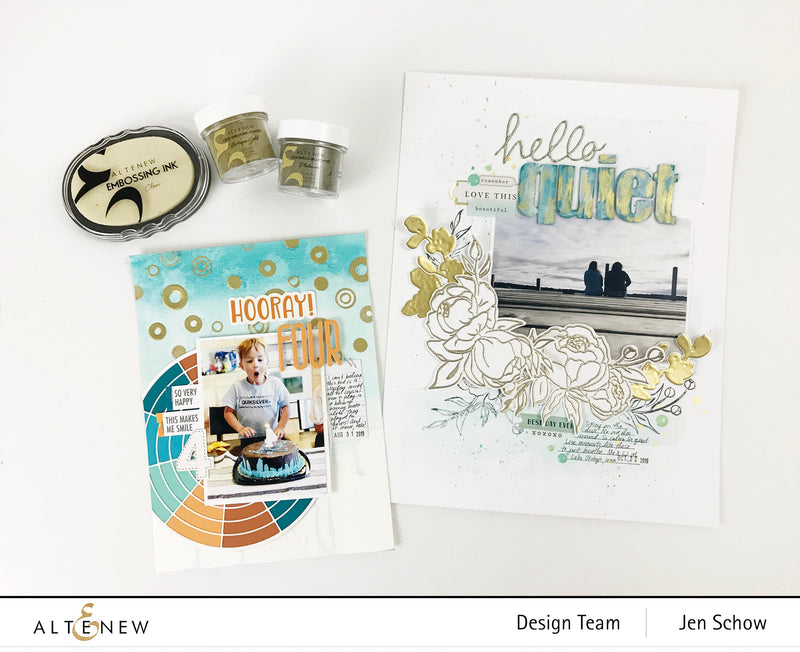 Creating LOTS of Dimension with Heat Embossing