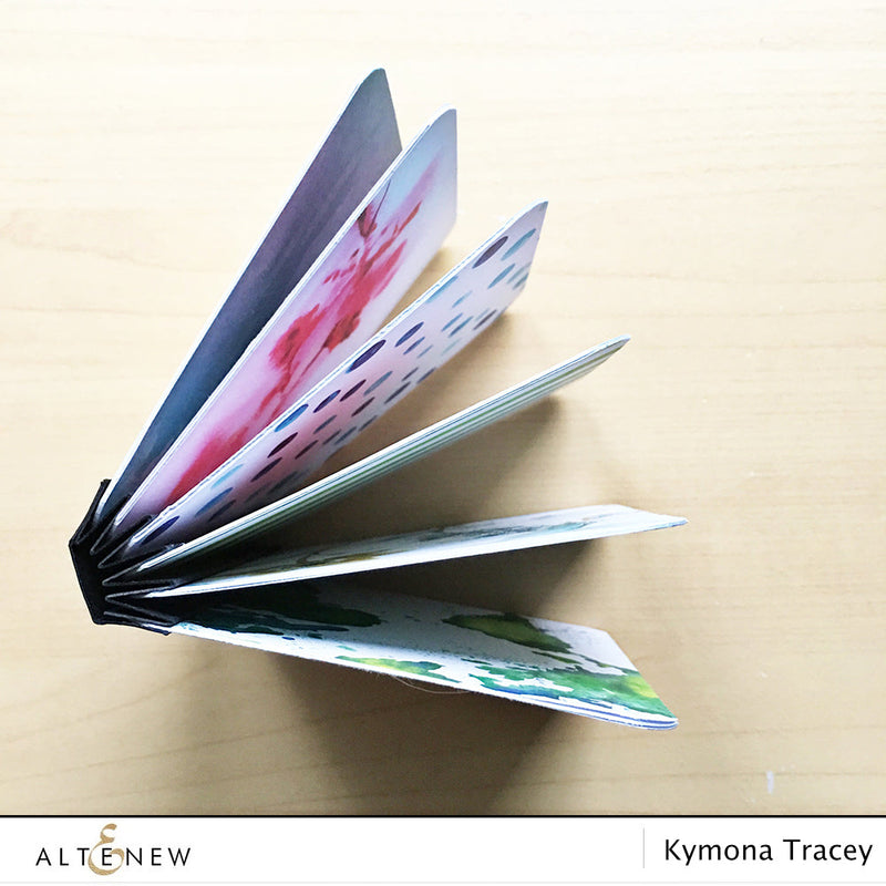 How to Create a Accordion Mini Scrapbook