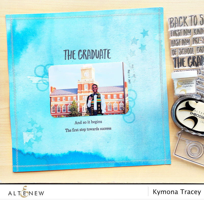 Super CAS Scrapbook Layout