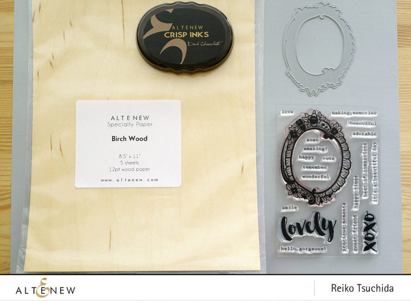 Creating a Wooden Frame Embellishment with Sweet Friend Stamp Set